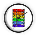 Rainbow Dietitian - Wall Clock