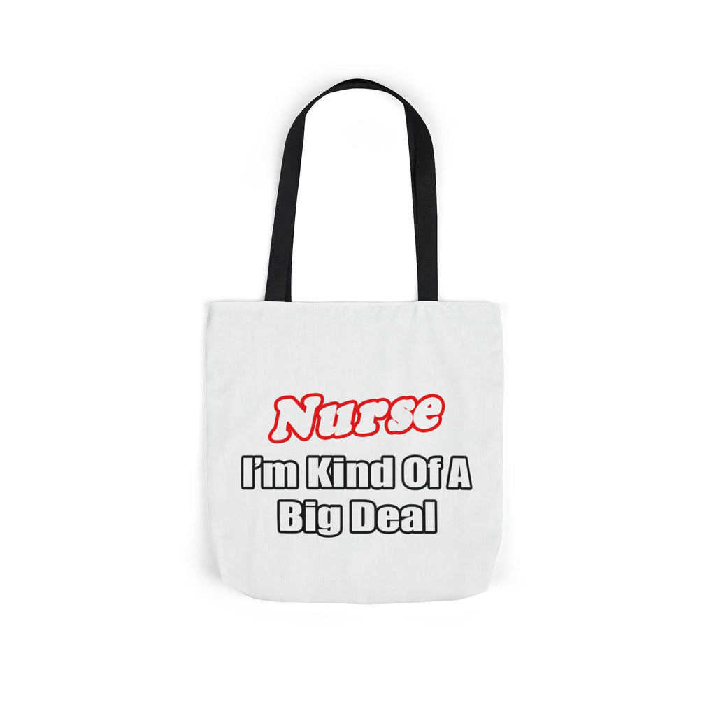 Nurse Big Deal - Canvas Tote Bag, 5-Color Straps
