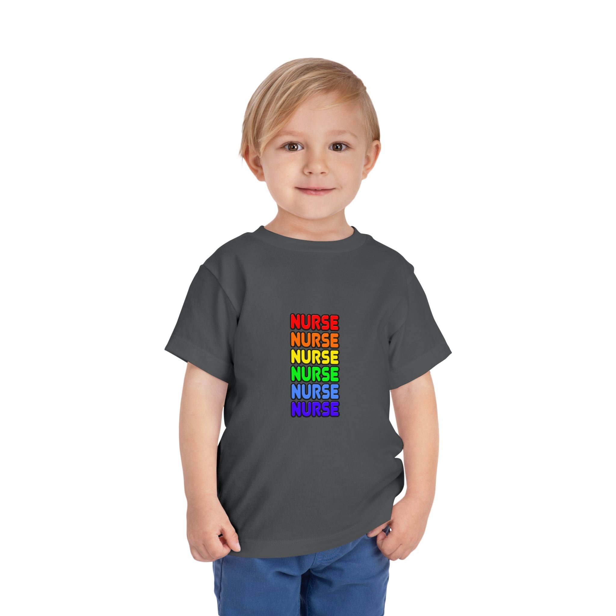 Rainbow Nurse - Toddler Short Sleeve Tee