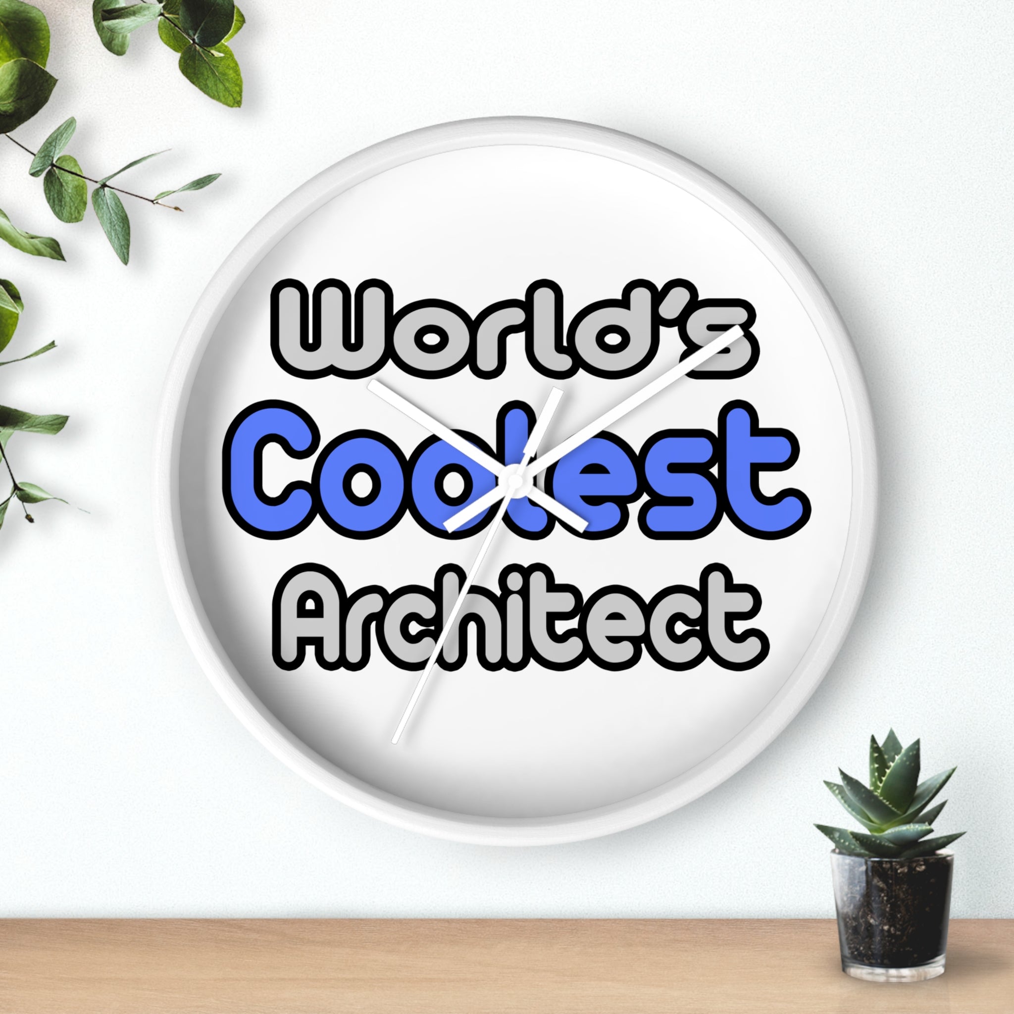 World's Coolest Architect - Wall Clock