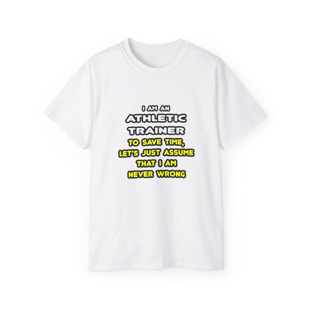 Funny Athletic Trainer T Shirts - Unisex Ultra Cotton Tee