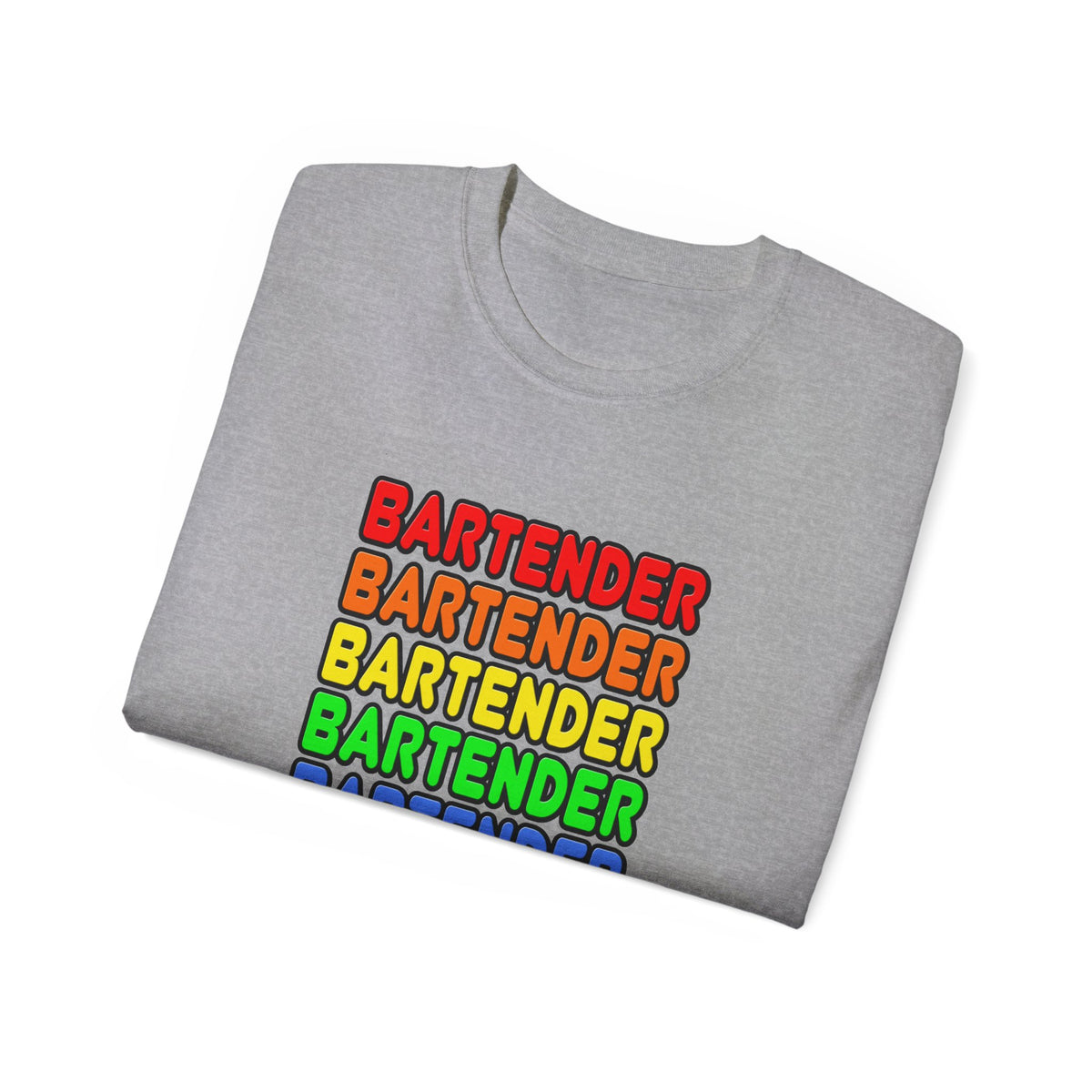 Rainbow Bartender - Unisex Ultra Cotton Tee