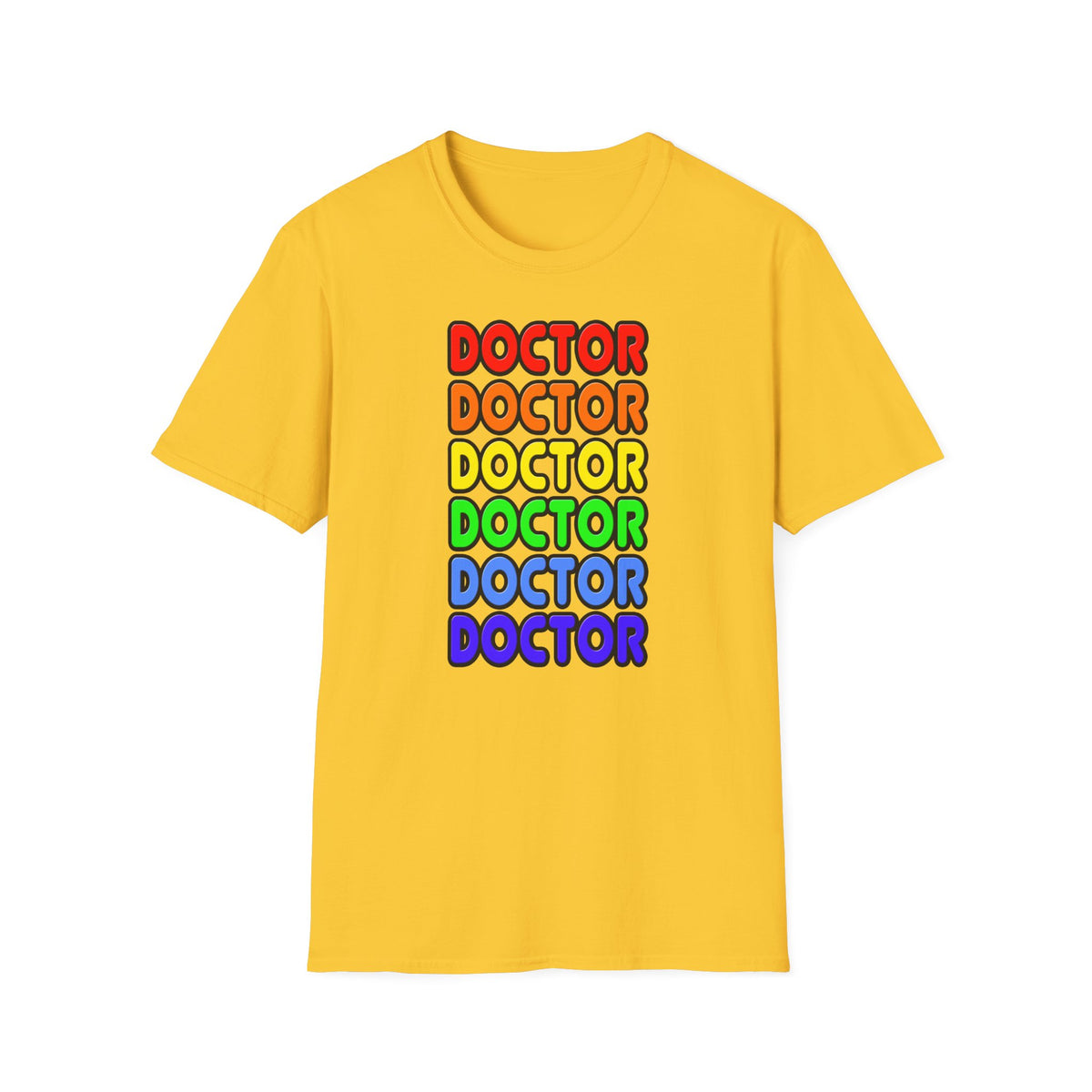 Rainbow Doctor - Unisex Softstyle T-Shirt