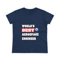World's Best Aerospace Engineer - Women's Midweight Cotton Tee