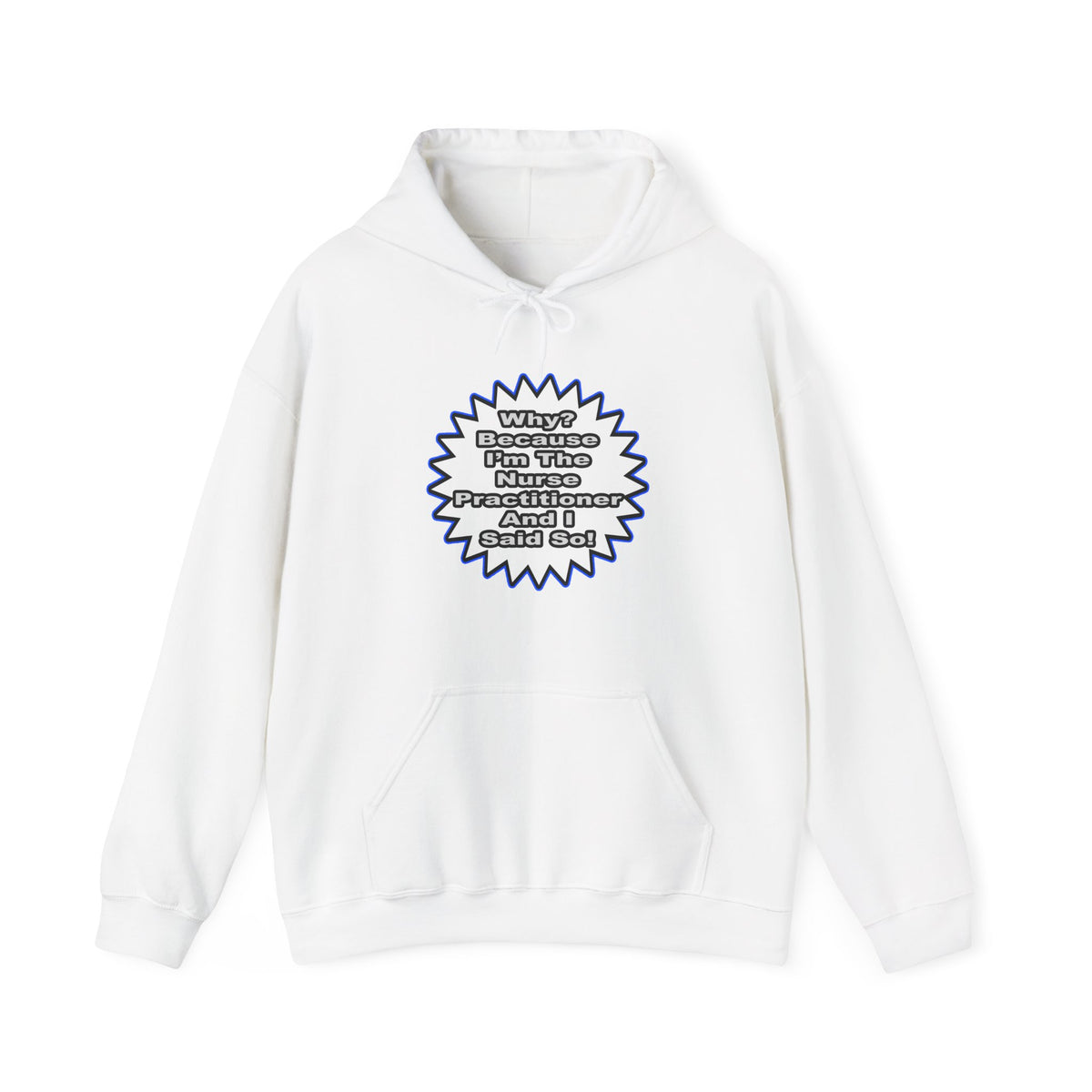 Nurse Practitioner...Because I Said So - Unisex Heavy Blend™ Hooded Sweatshirt