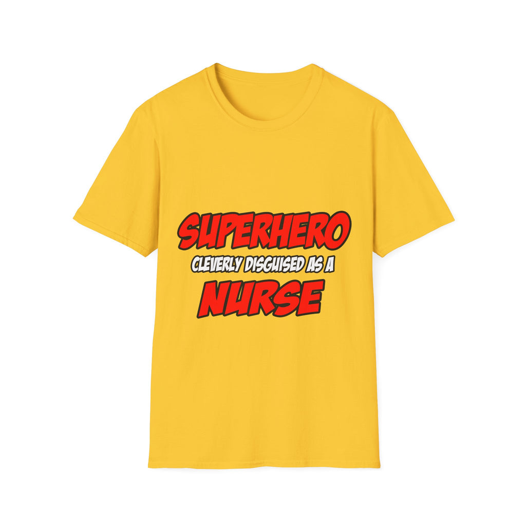 Superhero...Nurse - Unisex Softstyle T-Shirt