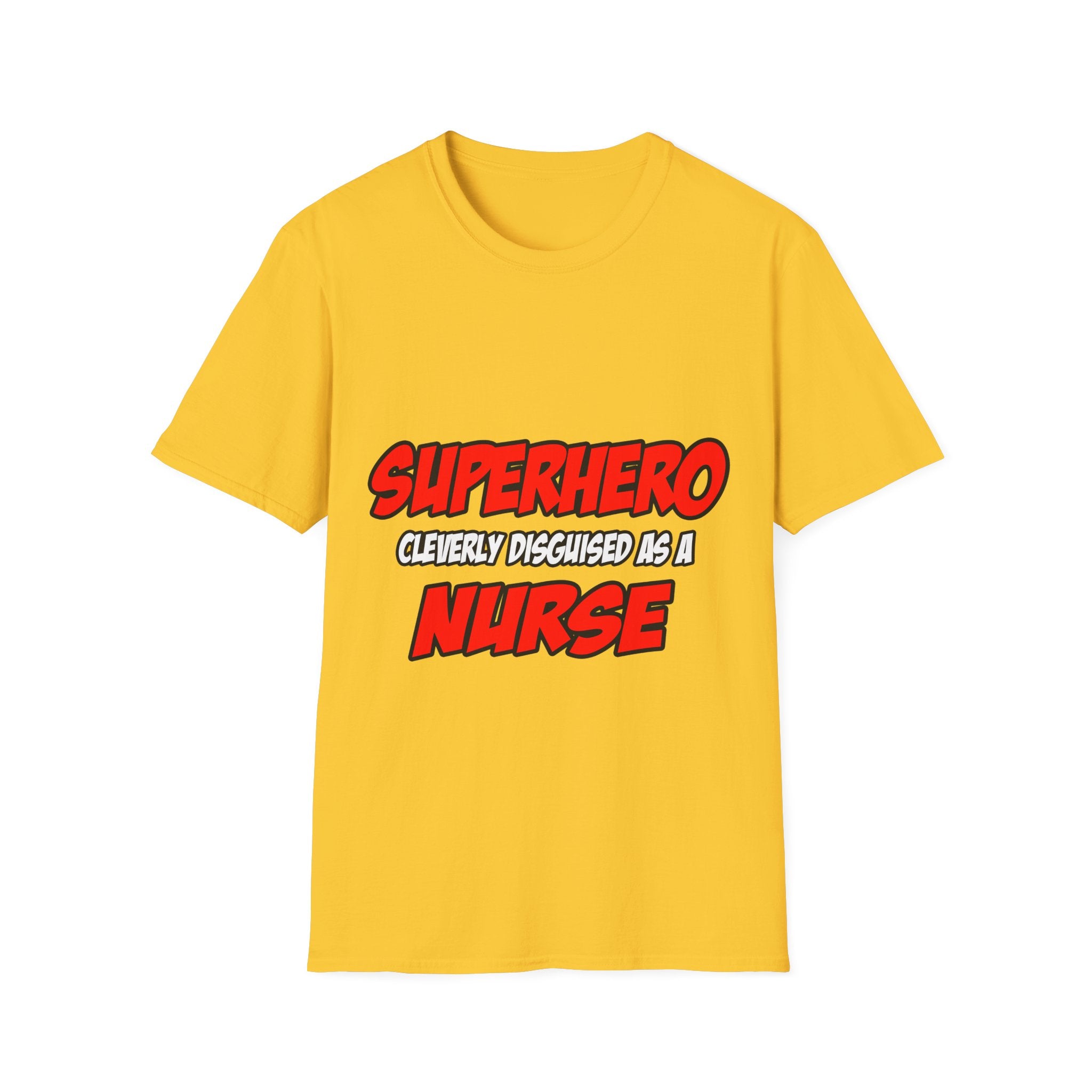 Superhero...Nurse - Unisex Softstyle T-Shirt