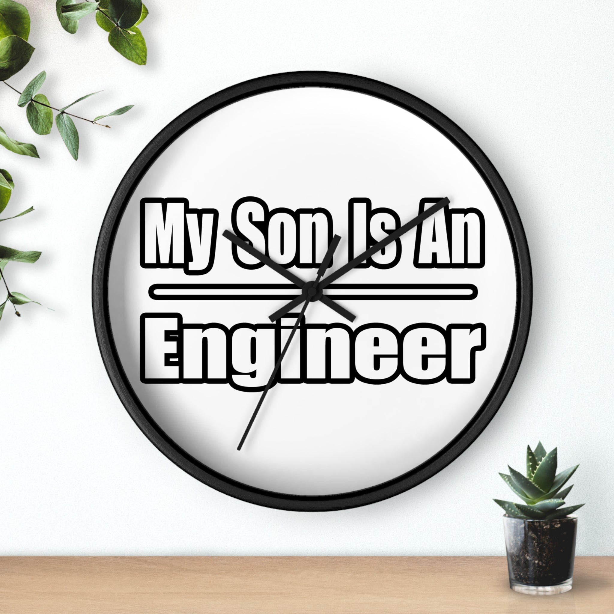 My Son Engineer - Wall Clock