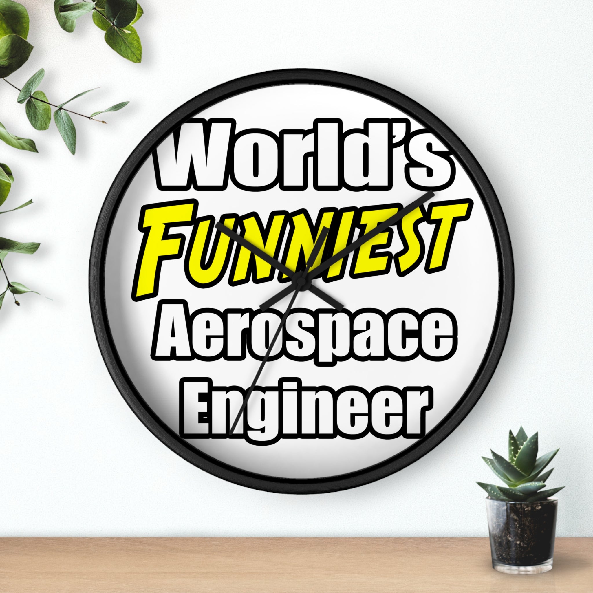 World's Funniest Aerospace Engineer - Wall Clock