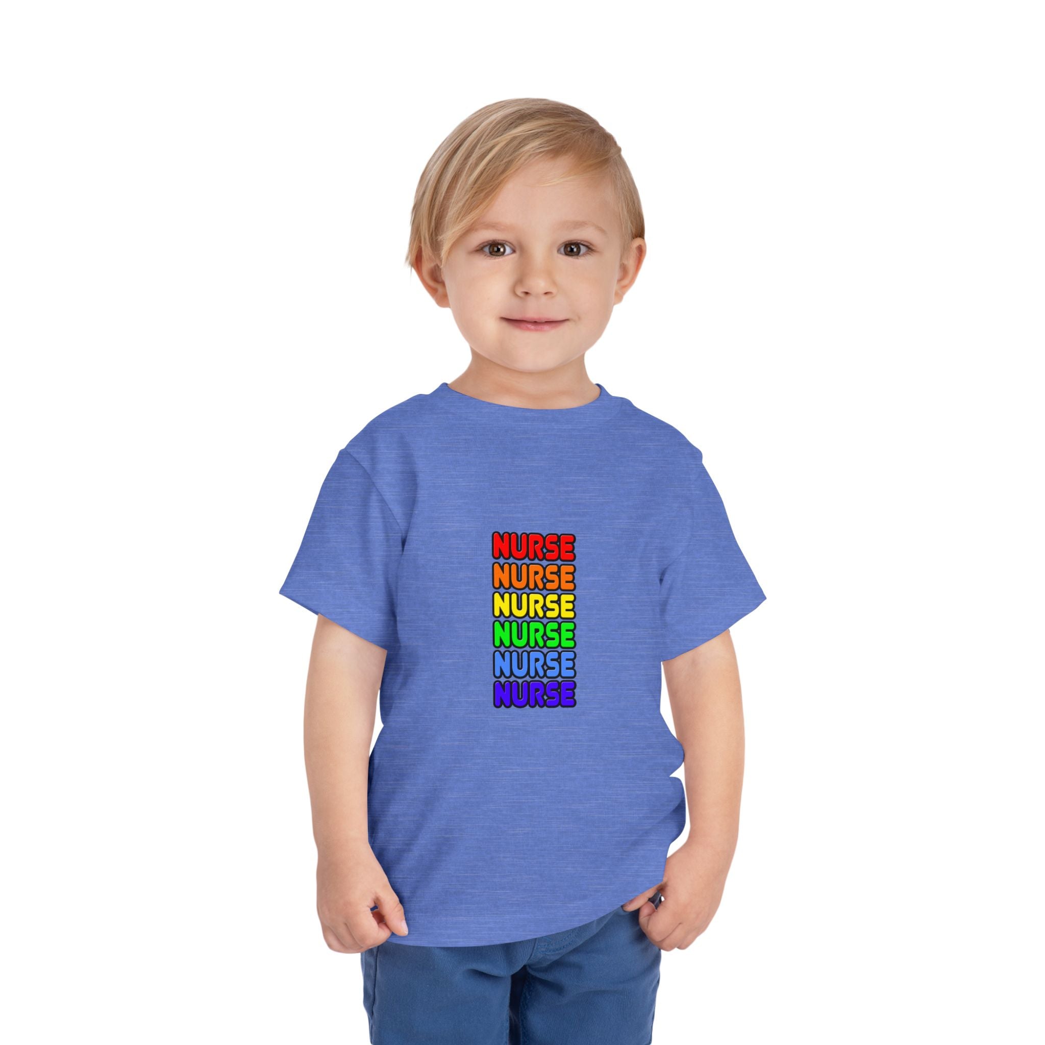Rainbow Nurse - Toddler Short Sleeve Tee