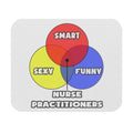 Venn Diagram .. Nurse Practitioners - Mouse Pad (Rectangle)