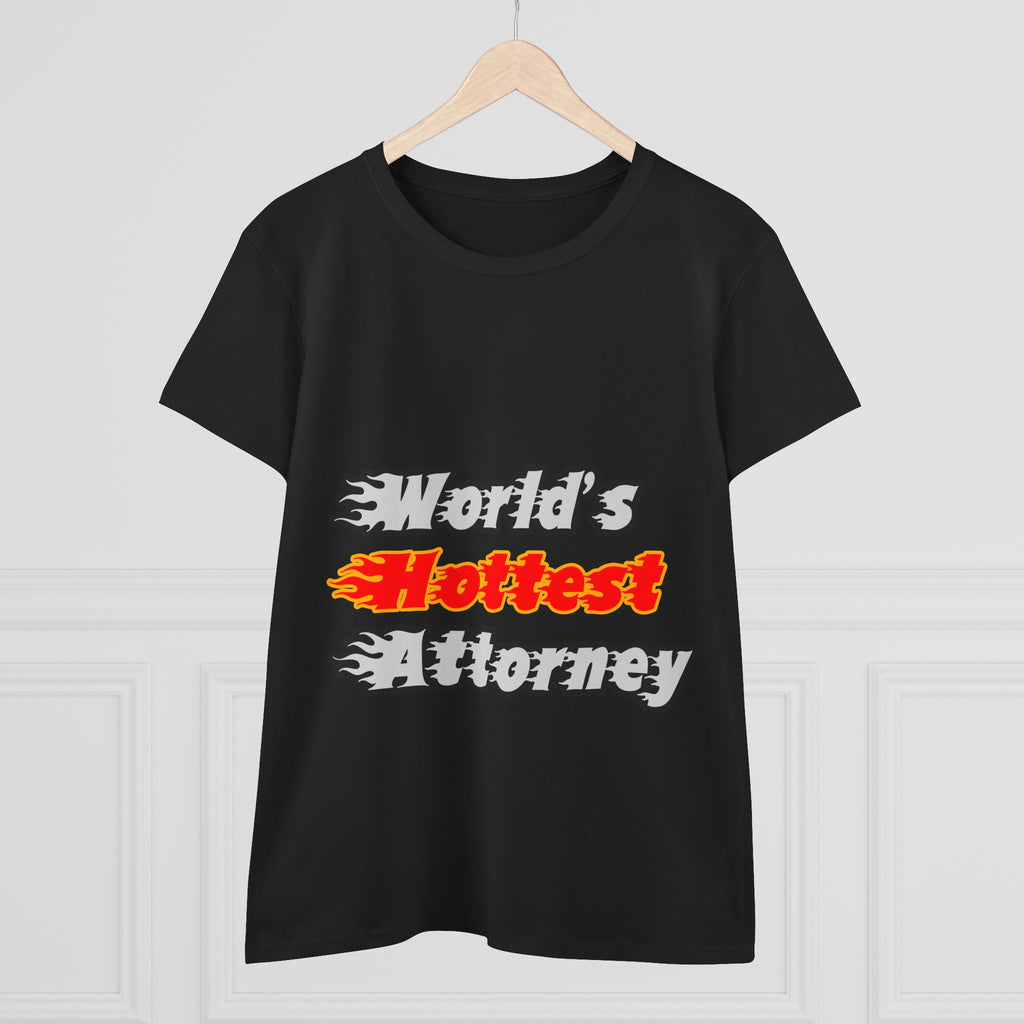 World's Hottest Attorney - Women's Midweight Cotton Tee