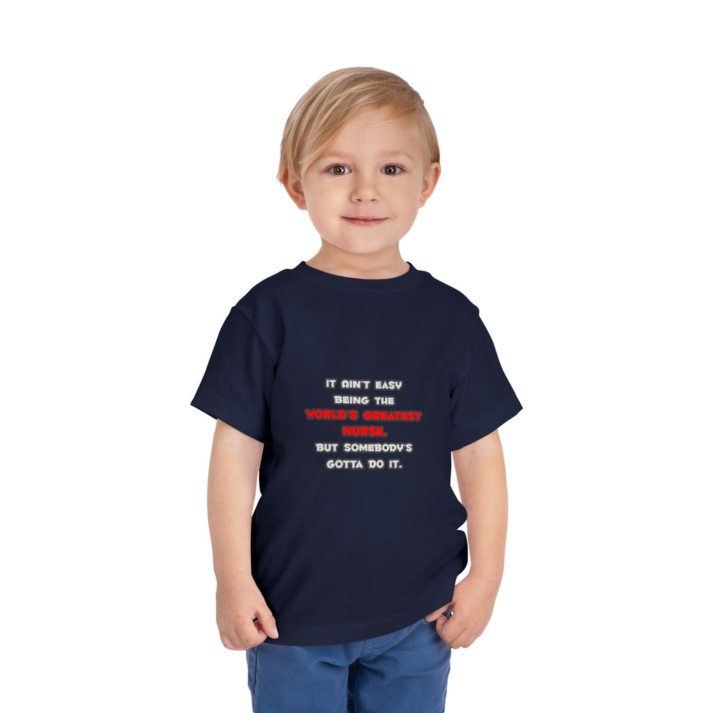 World's Greatest Nurse Joke - Toddler Short Sleeve Tee