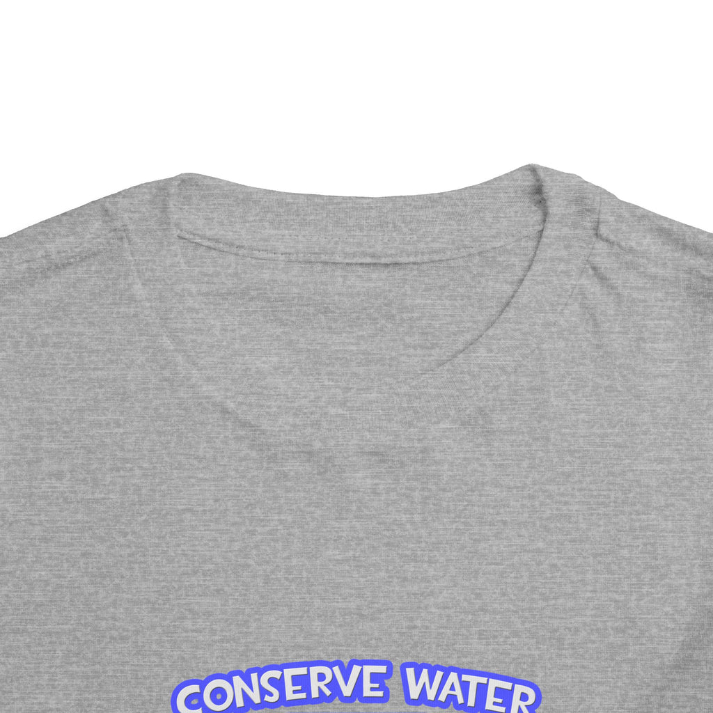 Conserve Water .. Shower With Aerospace Engineer - Toddler Short Sleeve Tee