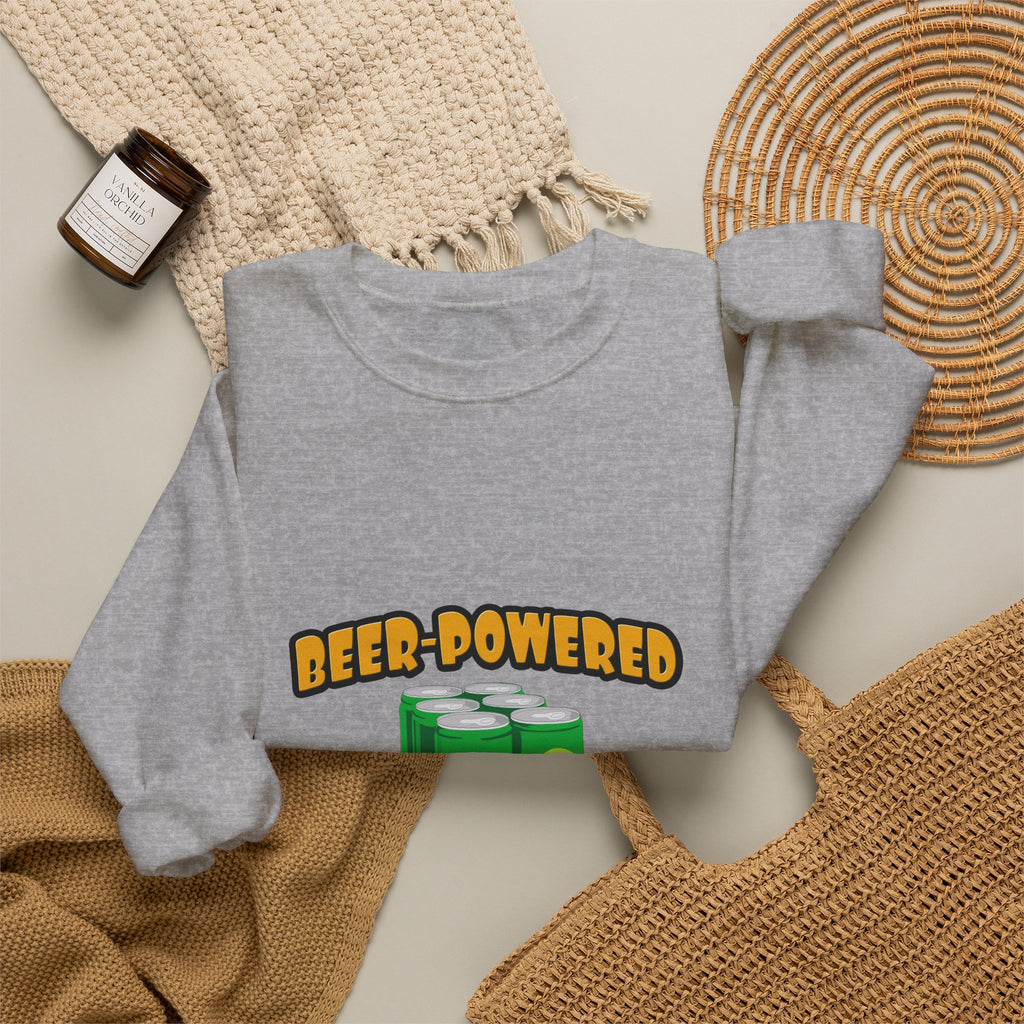 Beer Powered Nurse - Unisex Heavy Blend™ Crewneck Sweatshirt