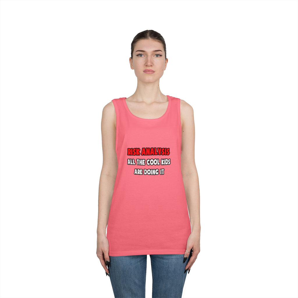 Funny Actuary Shirts and Gifts - Unisex Heavy Cotton Tank Top
