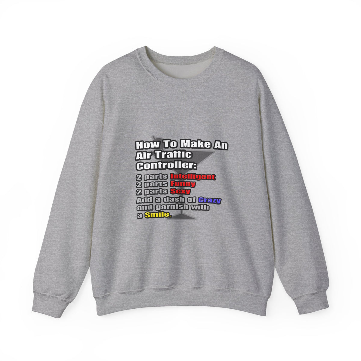 How To Make an Air Traffic Controller - Unisex Heavy Blend™ Crewneck Sweatshirt