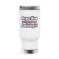 Super Mom...Audiologist - Stainless Steel Travel Mug with Handle, 14oz