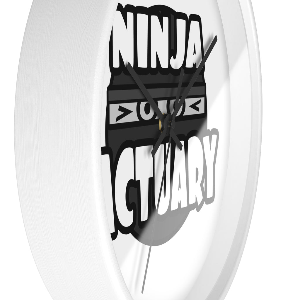 Ninja Actuary - Wall Clock