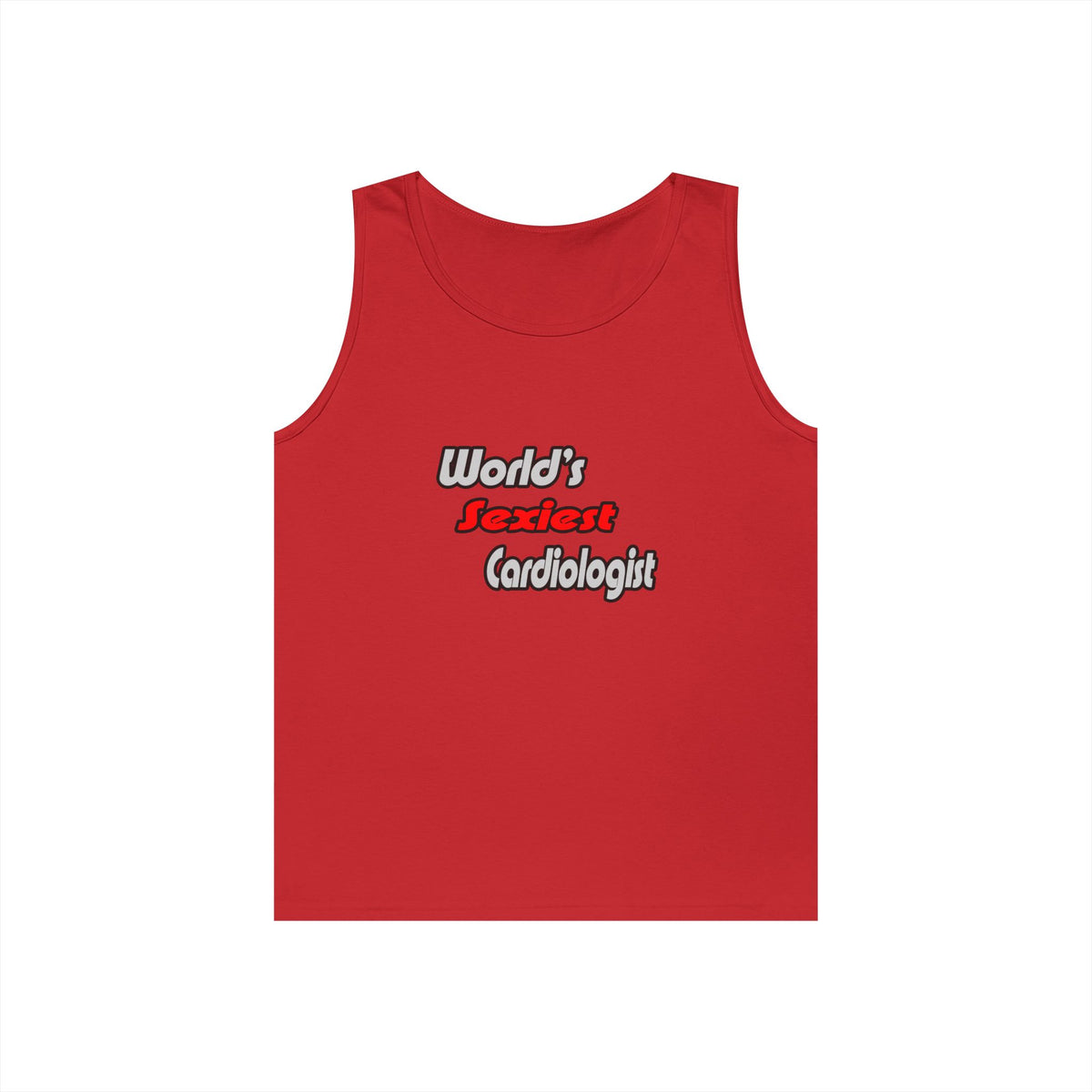 World's Sexiest Cardiologist - Unisex Heavy Cotton Tank Top