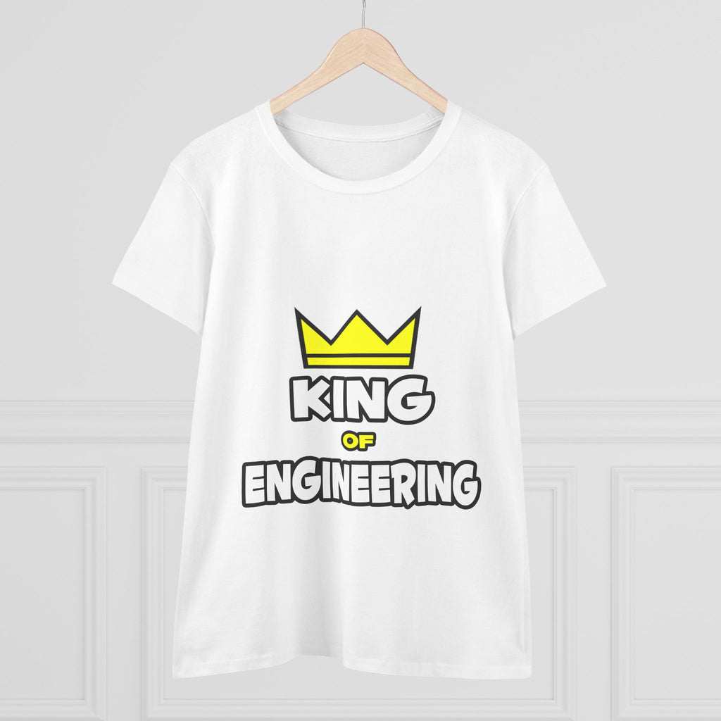 King of Engineering - Women's Midweight Cotton Tee
