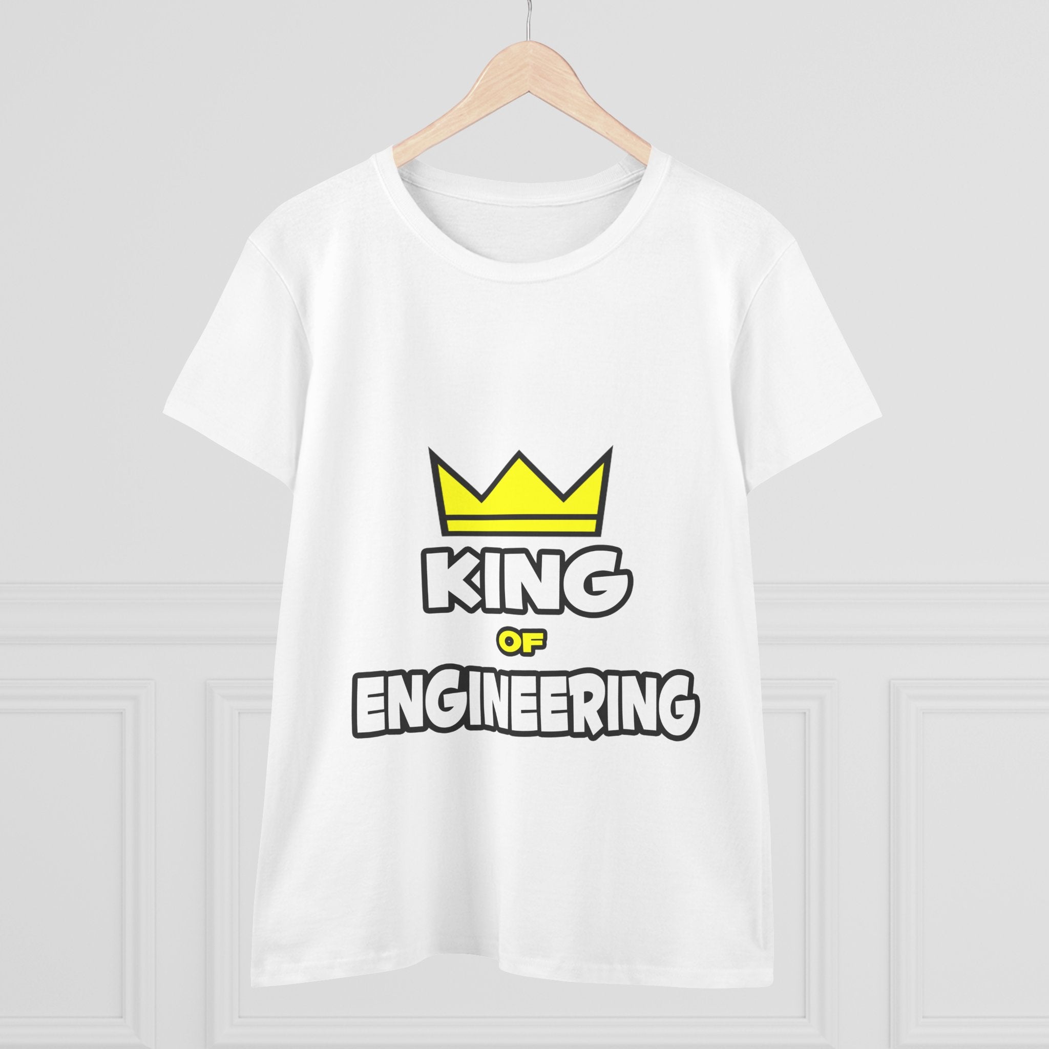 King of Engineering - Women's Midweight Cotton Tee