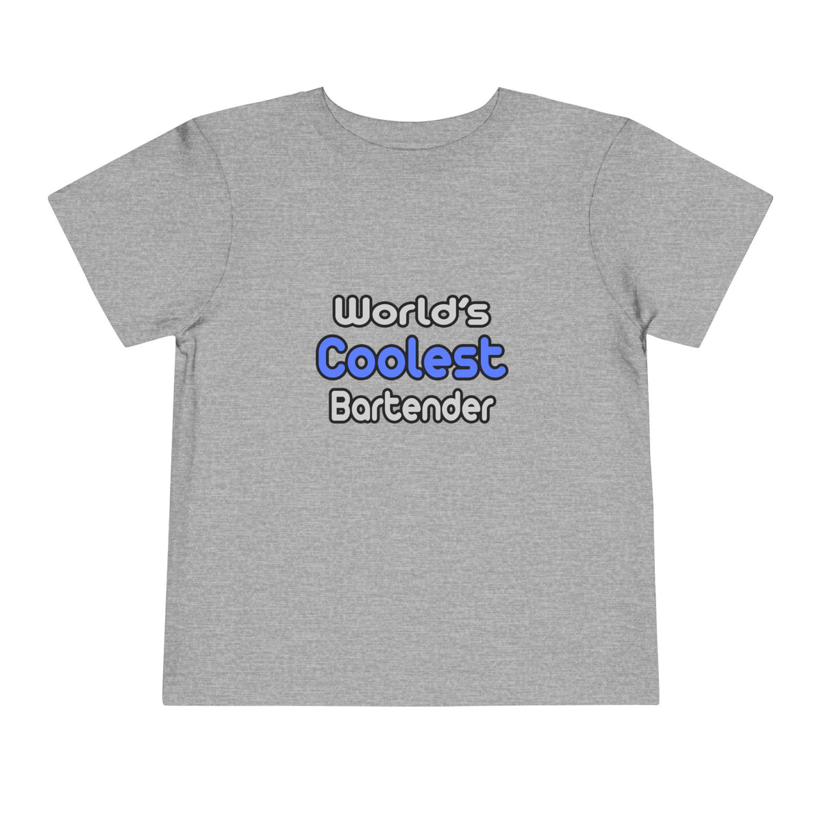 World's Coolest Bartender - Toddler Short Sleeve Tee