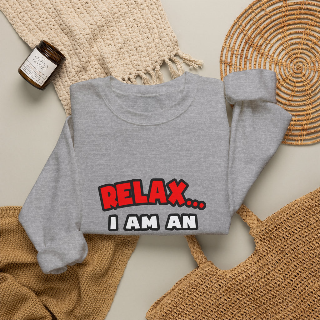 Relax ... I Am An Oncology Nurse - Unisex Heavy Blend™ Crewneck Sweatshirt