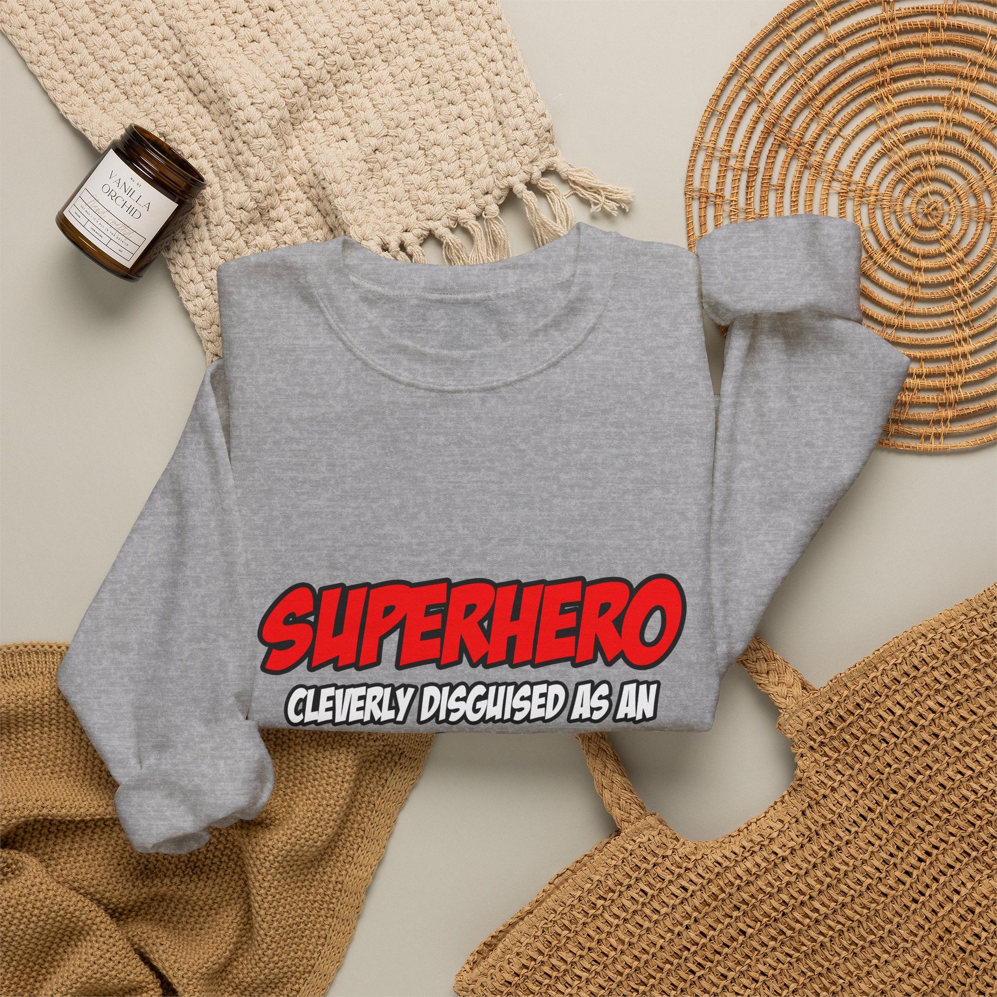 Superhero...Aerospace Engineer - Unisex Heavy Blend™ Crewneck Sweatshirt