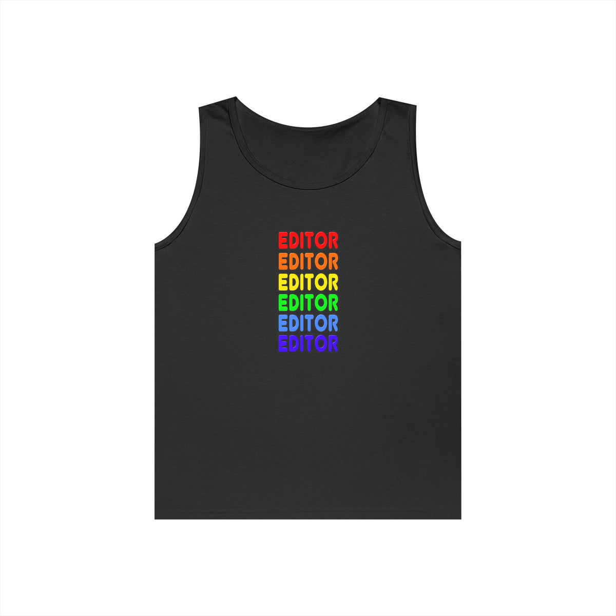 Rainbow Editor - Unisex Heavy Cotton Tank Top