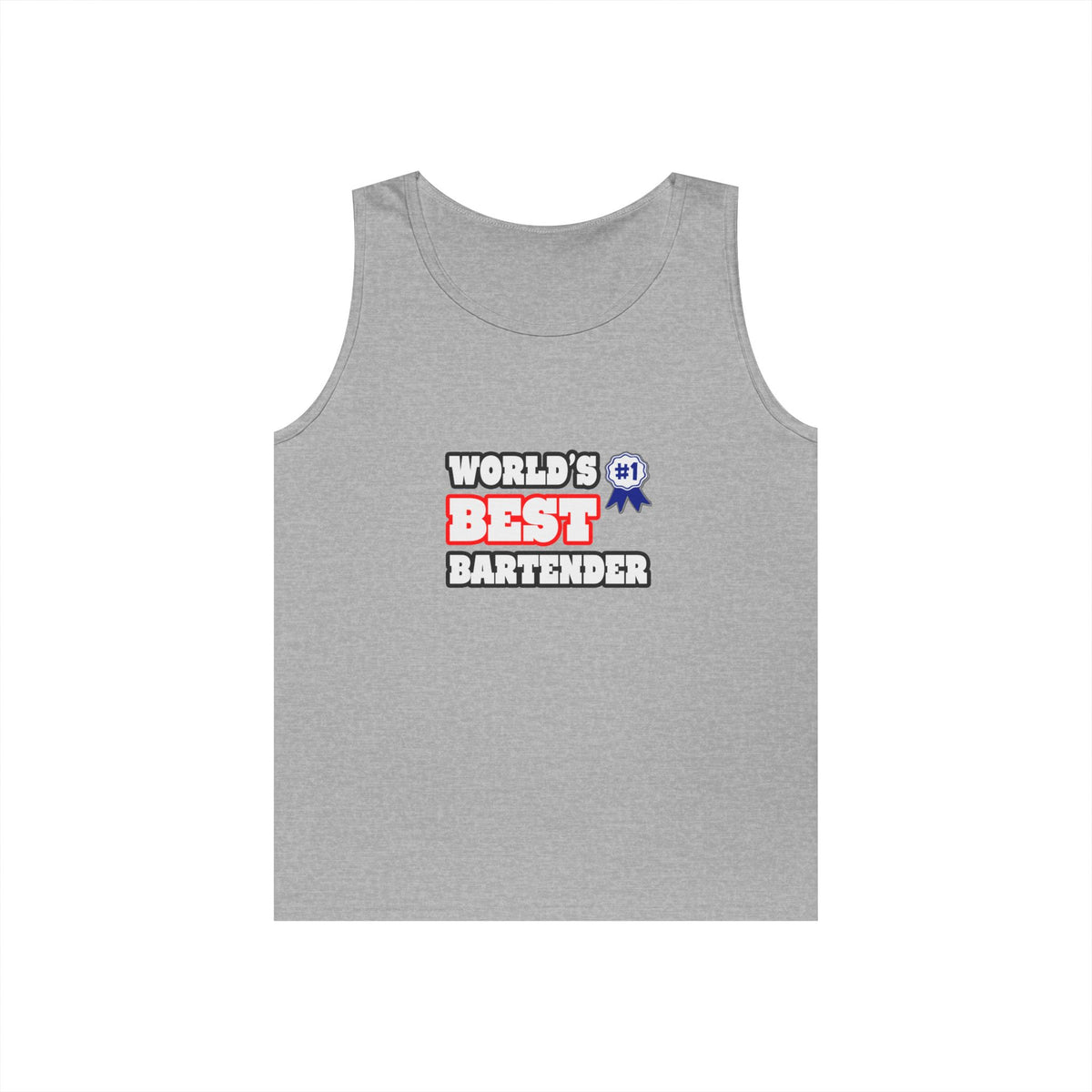 World's Best Bartender - Unisex Heavy Cotton Tank Top