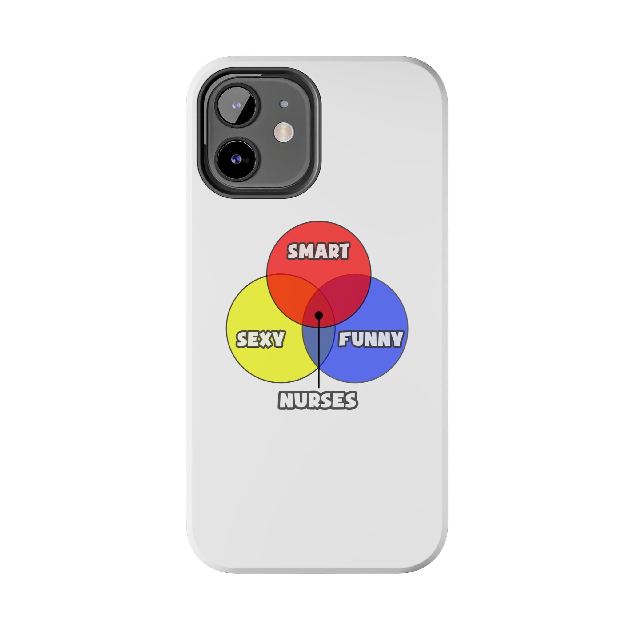 Venn Diagram .. Nurses - Tough Phone Cases