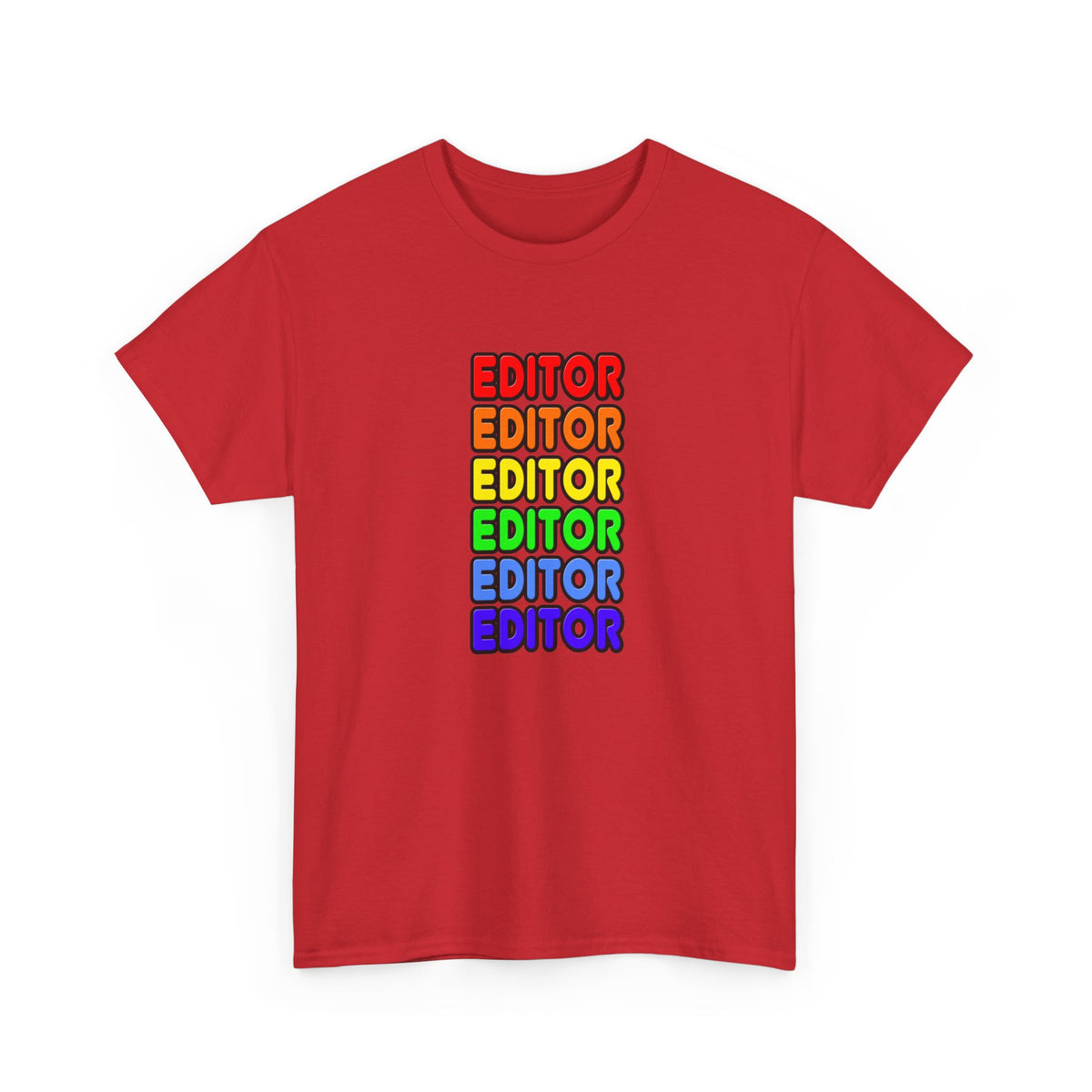 Rainbow Editor - Unisex Heavy Cotton Tee