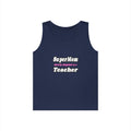 supermom teacher - Unisex Heavy Cotton Tank Top