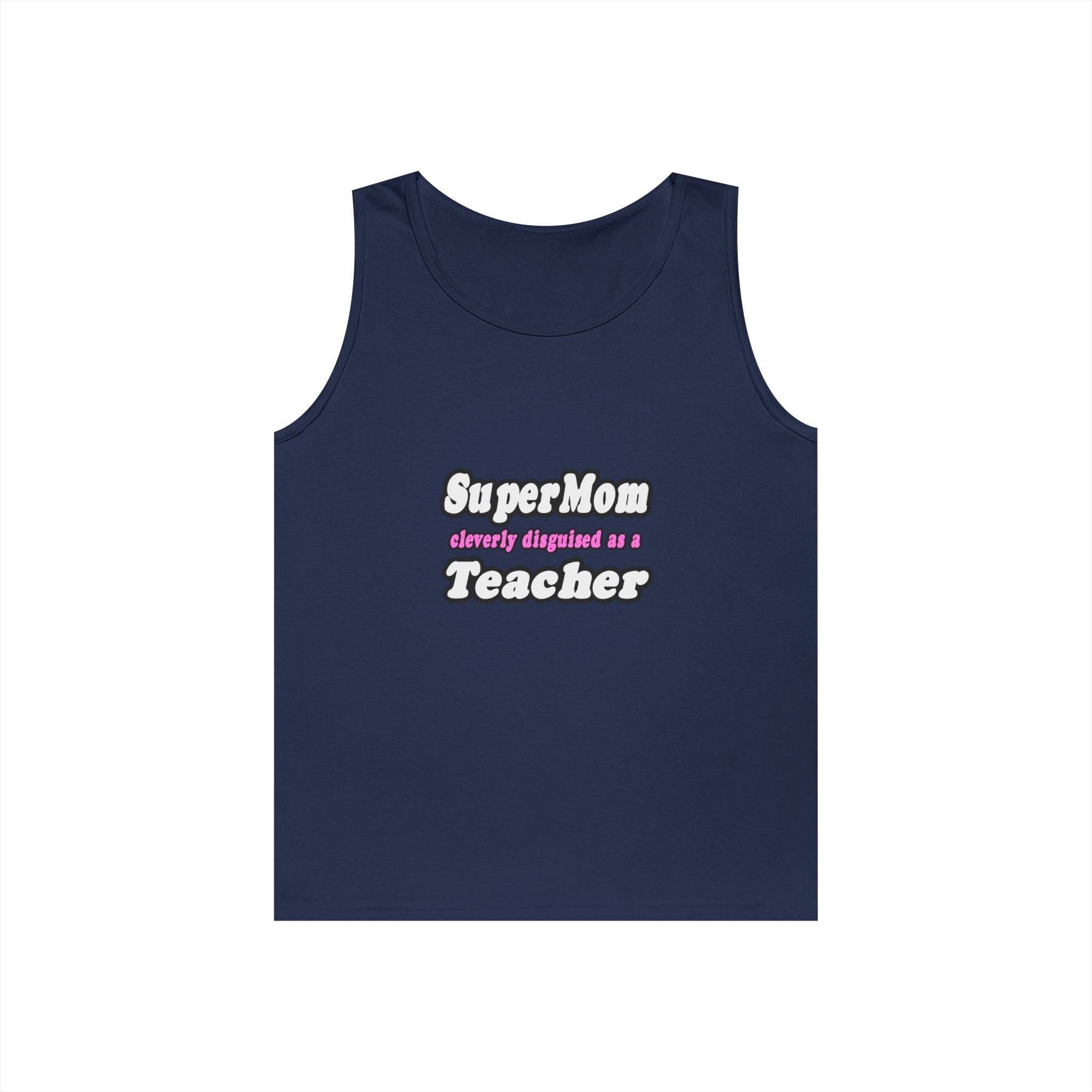 supermom teacher - Unisex Heavy Cotton Tank Top