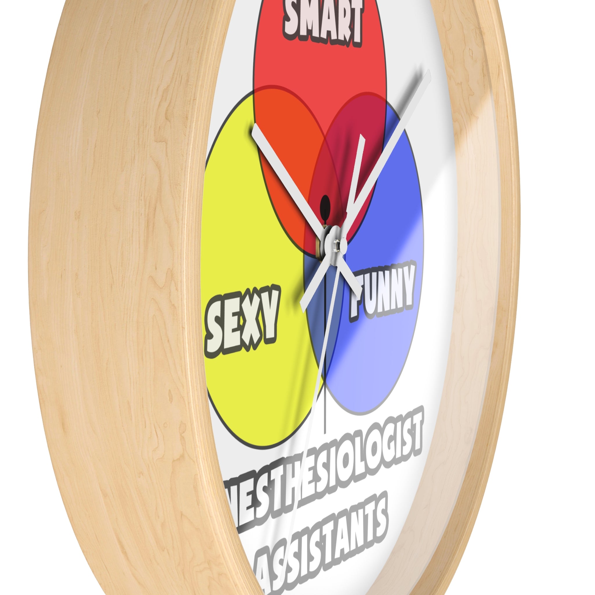 Venn Diagram .. Anesthesiologist Assistants - Wall Clock