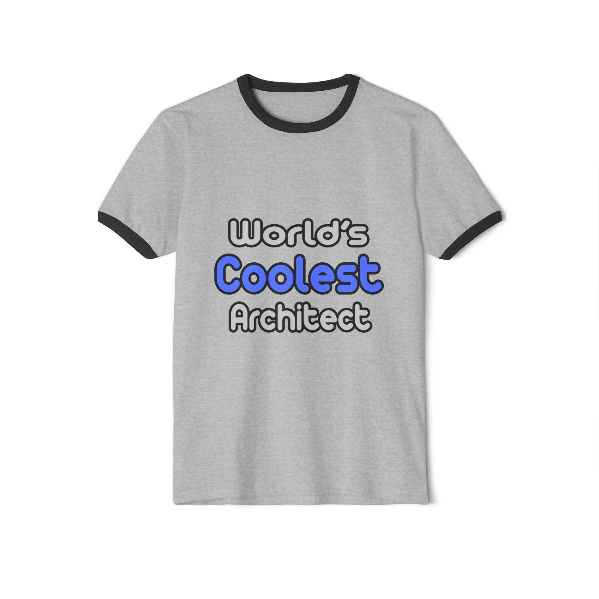 World's Coolest Architect - Unisex Cotton Ringer T-Shirt