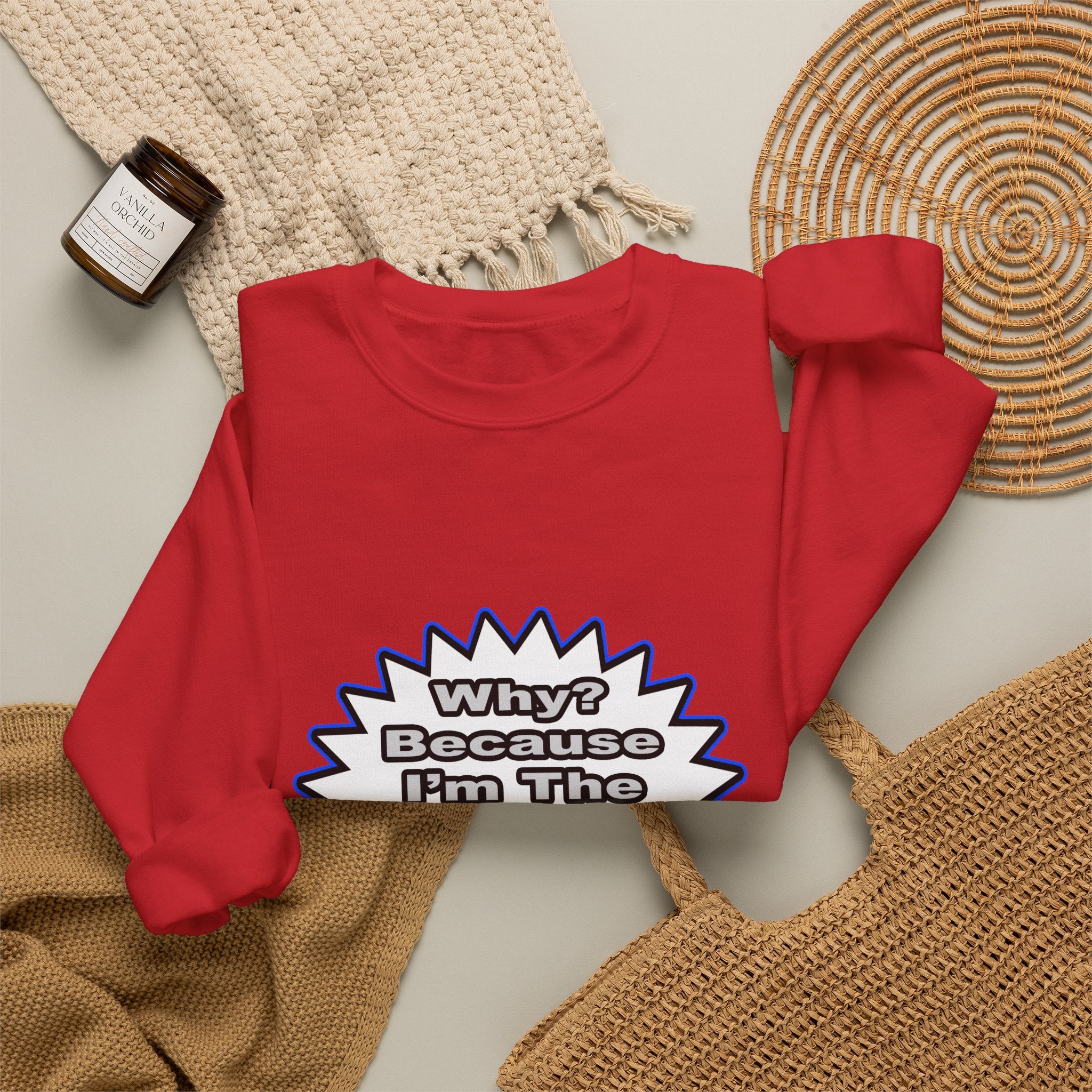 Teacher...Because I Said So - Unisex Heavy Blend™ Crewneck Sweatshirt