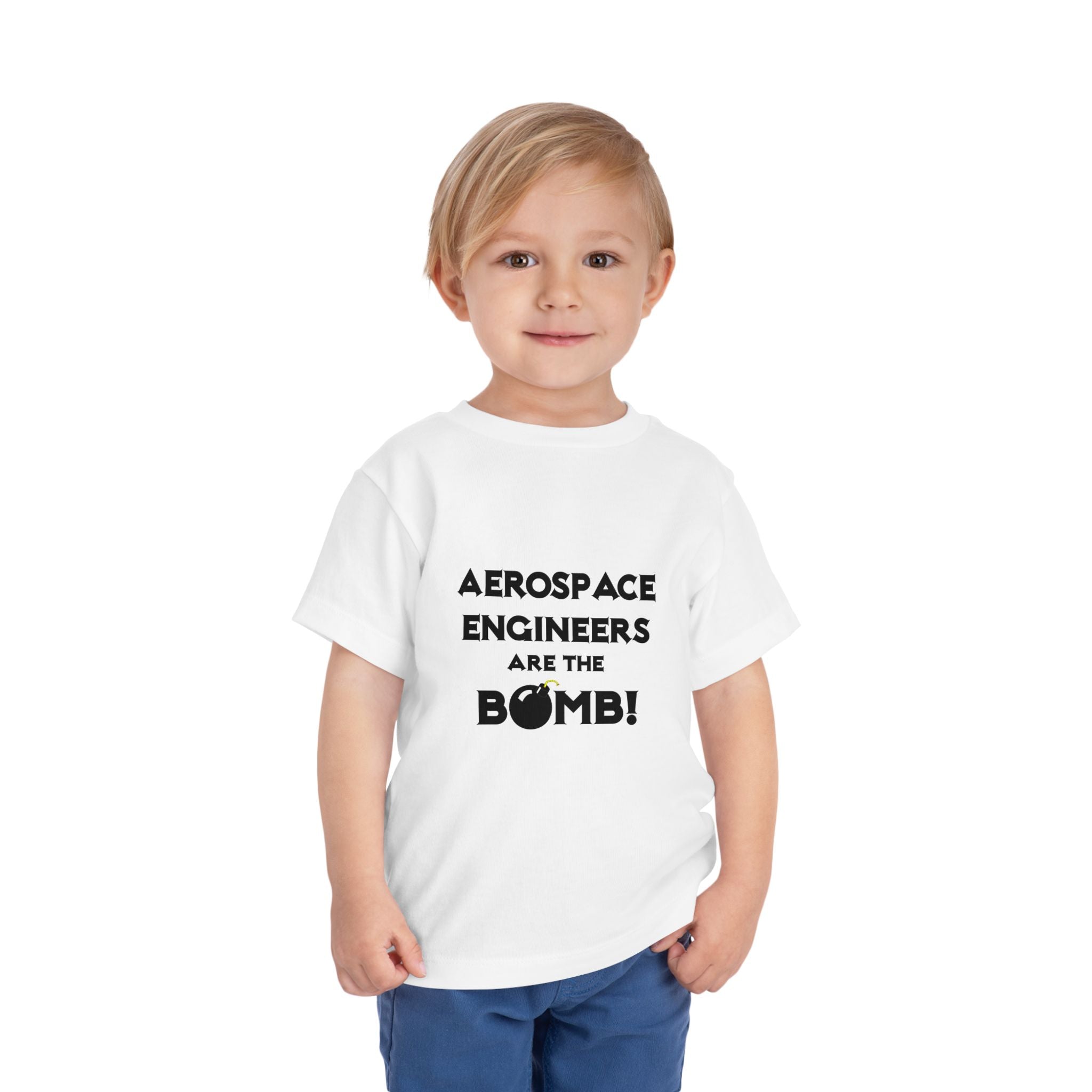 Aerospace Engineers Are The Bomb! - Toddler Short Sleeve Tee