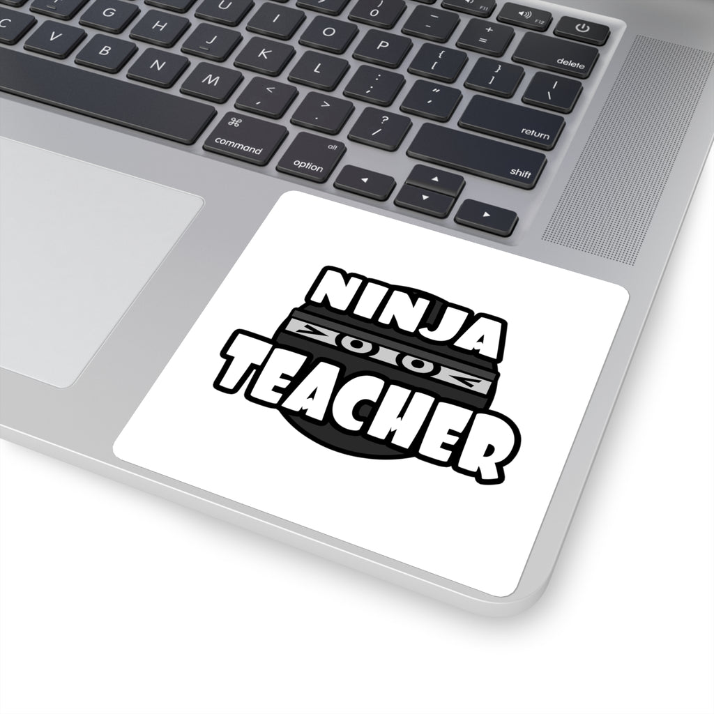 Ninja Teacher - Square Stickers