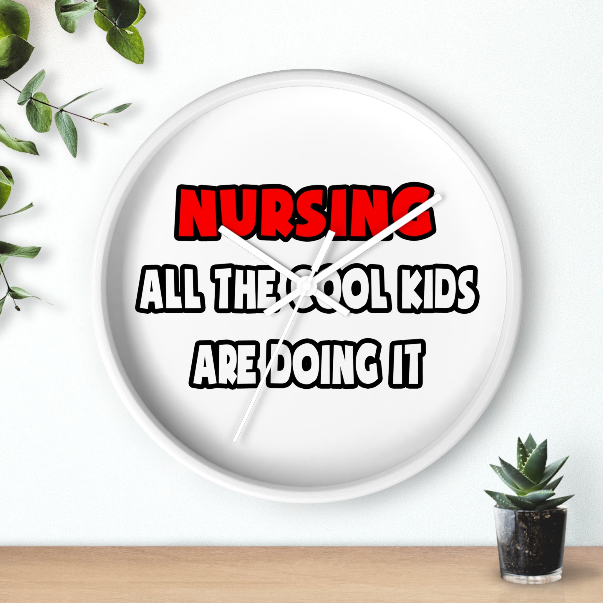 Funny Nurse Shirts and Gifts - Wall Clock