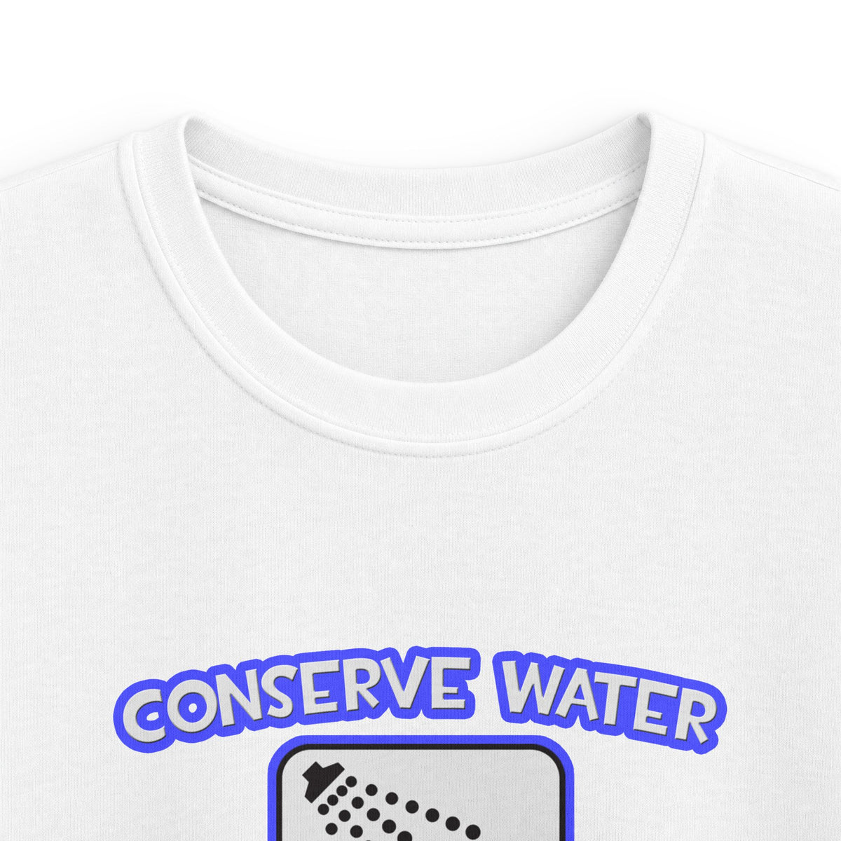 Conserve Water .. Shower With Dental Hygienist - Kids Softstyle Tee