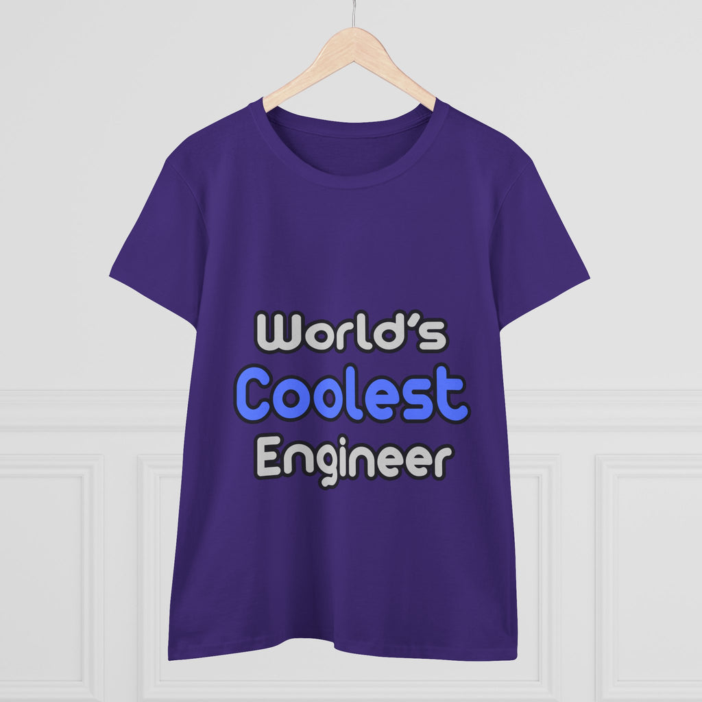 World's Coolest Engineer - Women's Midweight Cotton Tee
