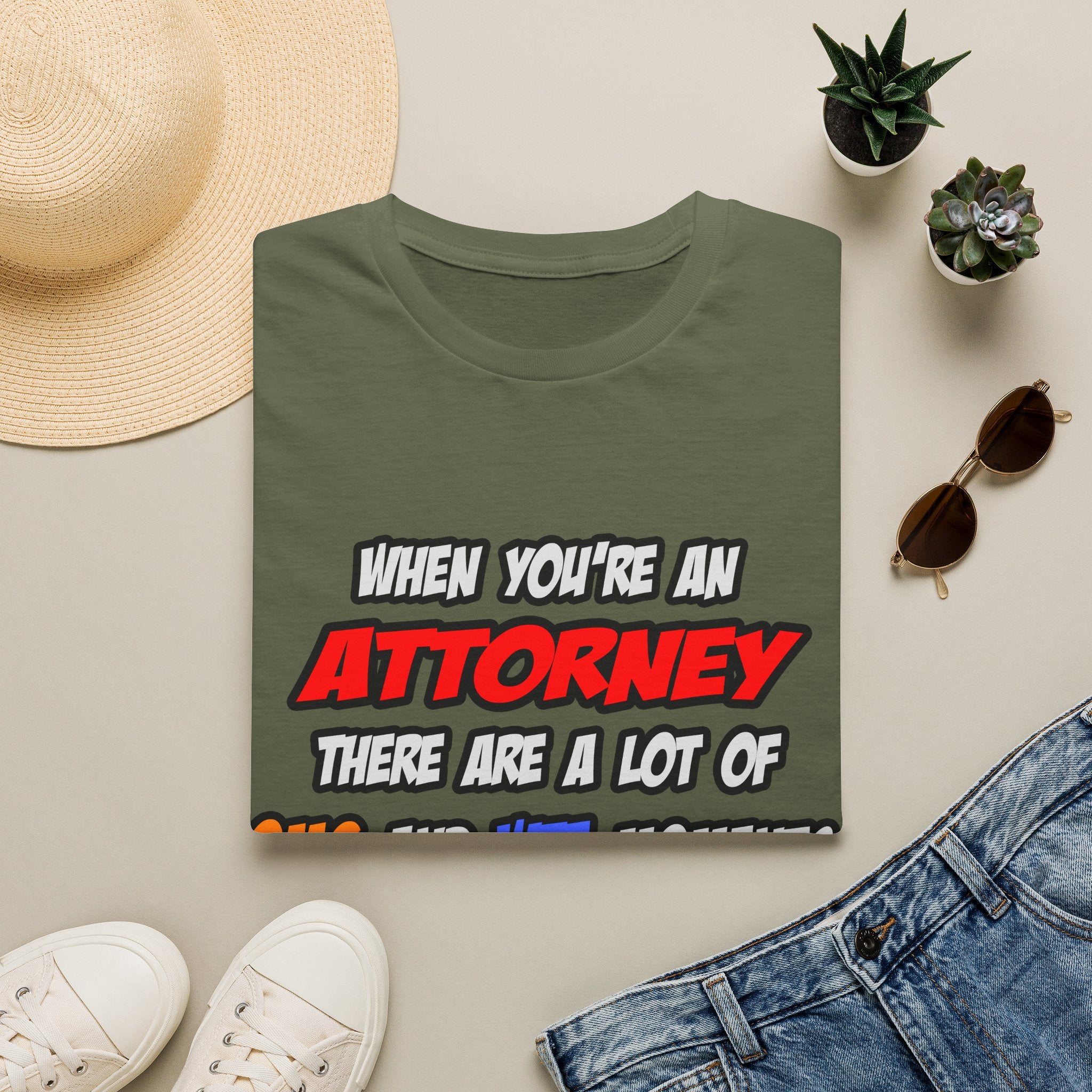 Attorney .. OMG WTF LOL - Unisex Softstyle T-Shirt
