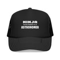 Ninja Cleverly Disguised As An Astronomer - Foam Trucker Hat