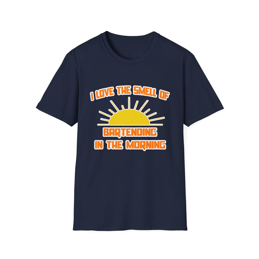 Smell of Bartending in the Morning - Unisex Softstyle T-Shirt
