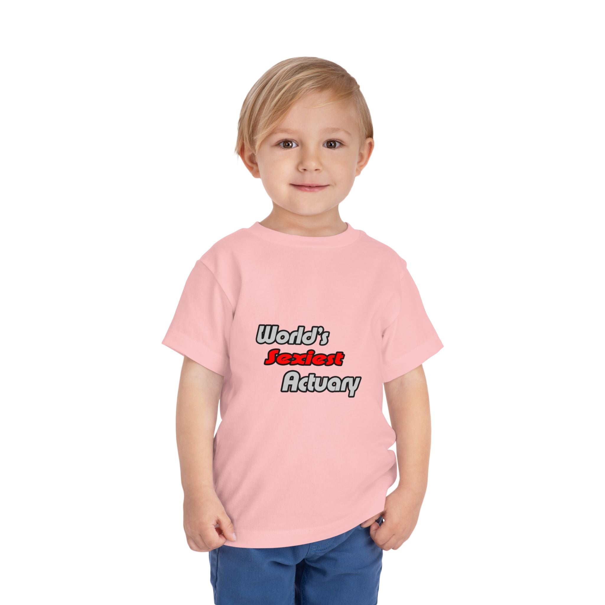World's Sexiest Actuary - Toddler Short Sleeve Tee