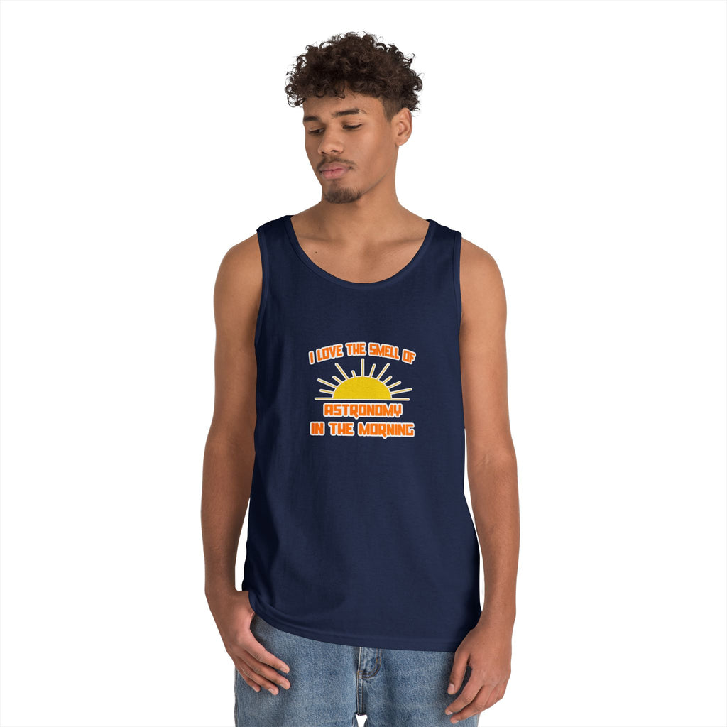 Smell of Astronomy in the Morning - Unisex Heavy Cotton Tank Top
