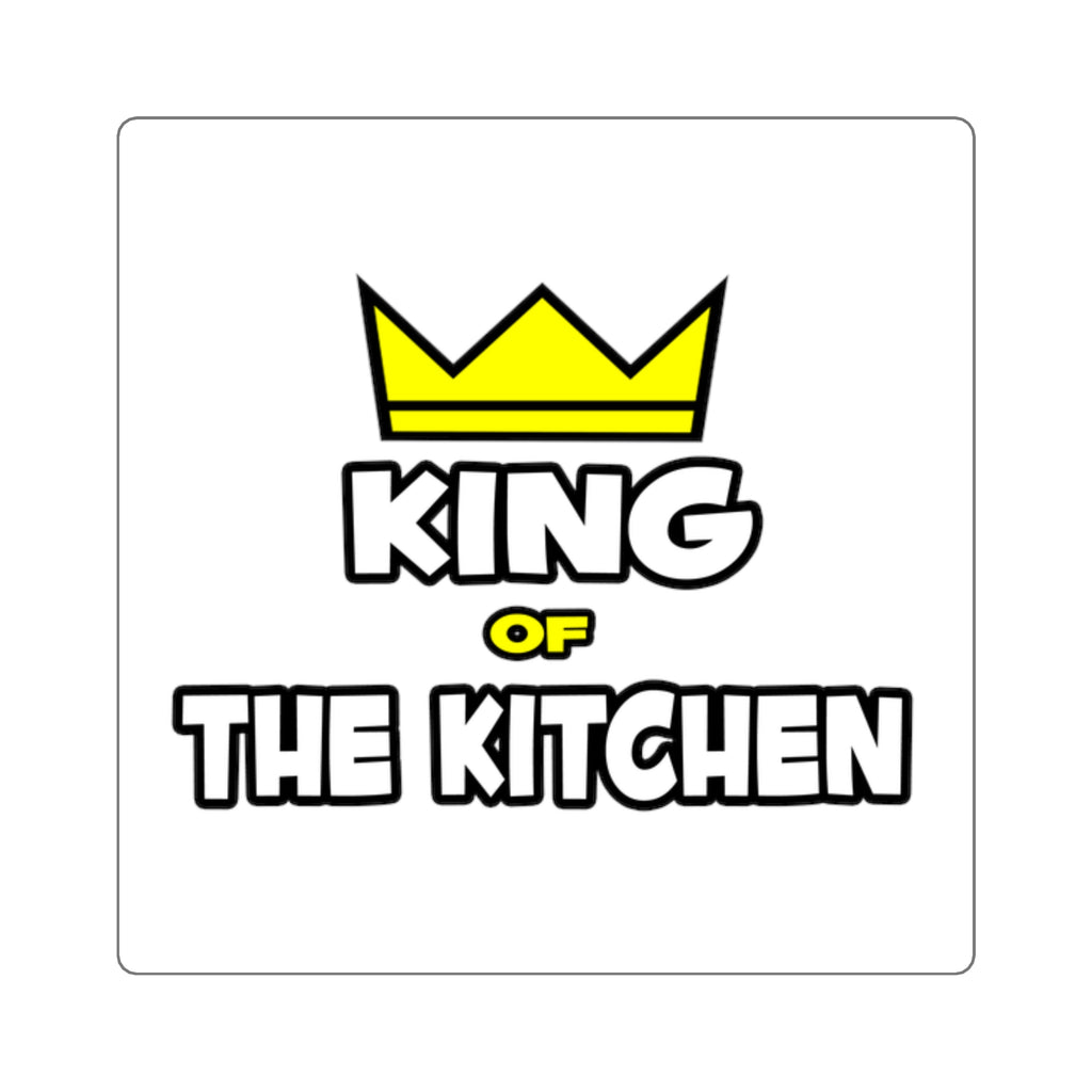 King of the Kitchen - Square Stickers