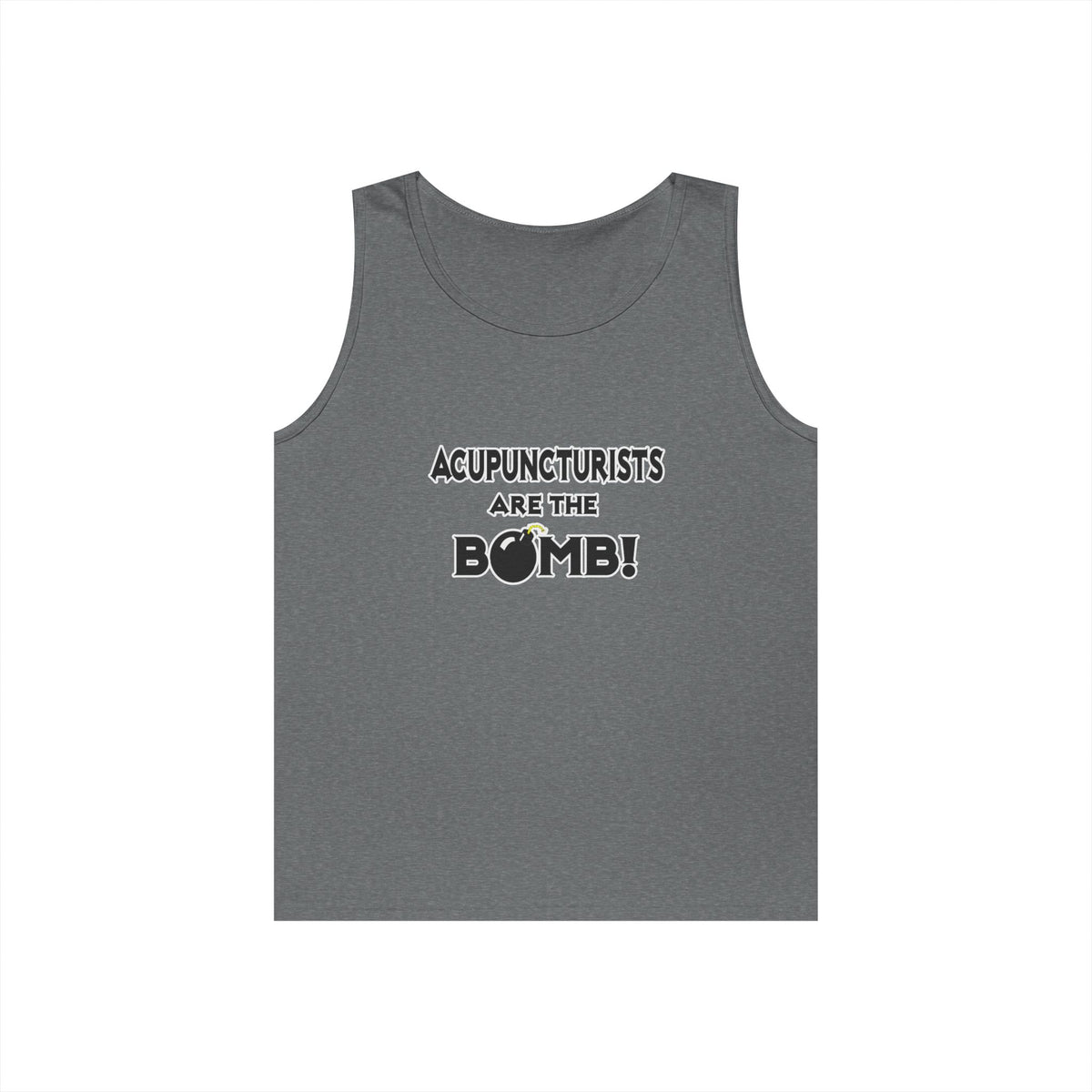Acupuncturists Are The Bomb! - Unisex Heavy Cotton Tank Top
